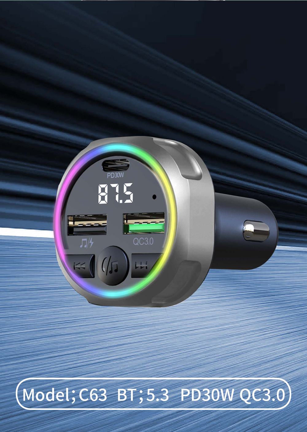 Bluetooth Car Charger