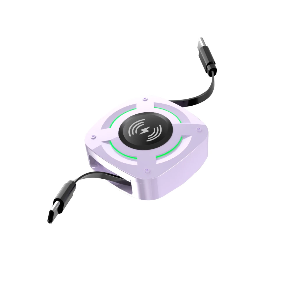 Wireless charger for Apple Watch with retractable type C cable&nbsp;