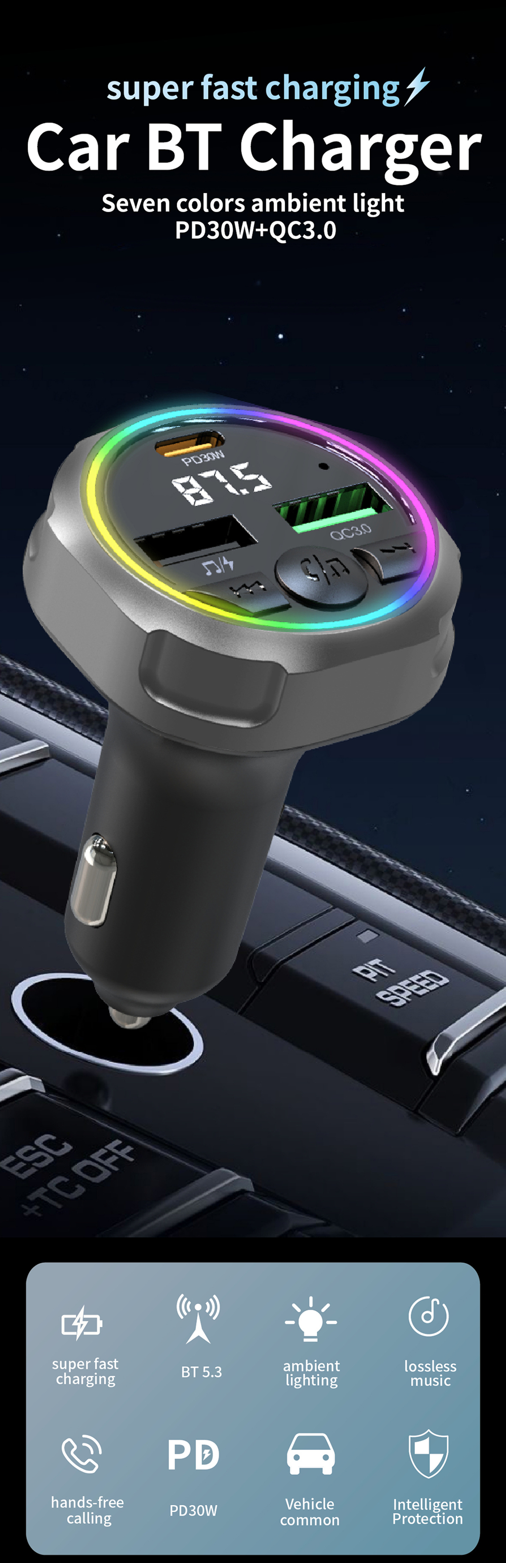 Bluetooth Car Charger
