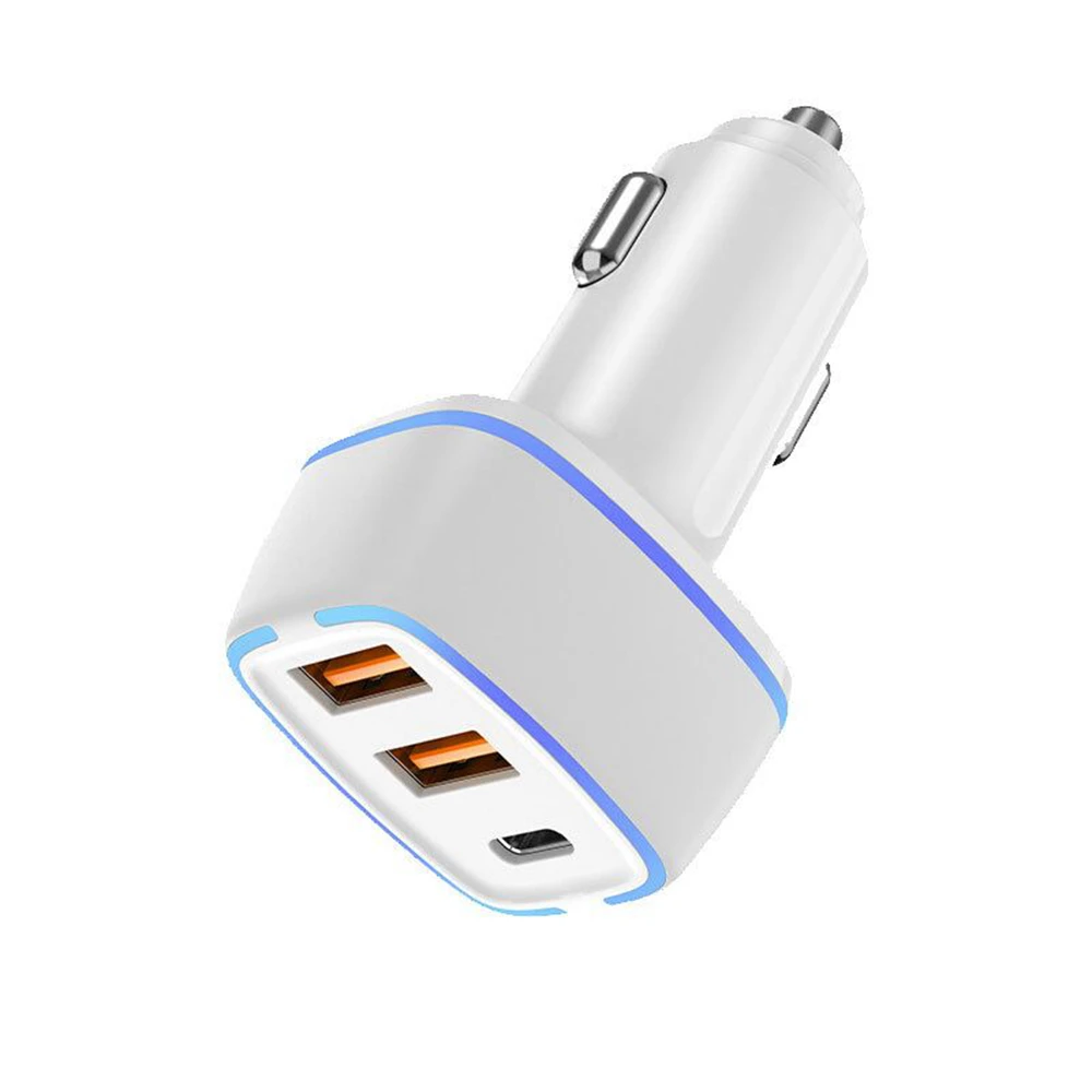 Dual USB A or USB A +C or USB 2A +C car charger