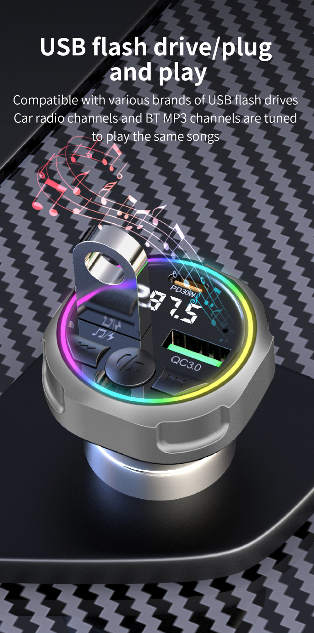Bluetooth Car Charger