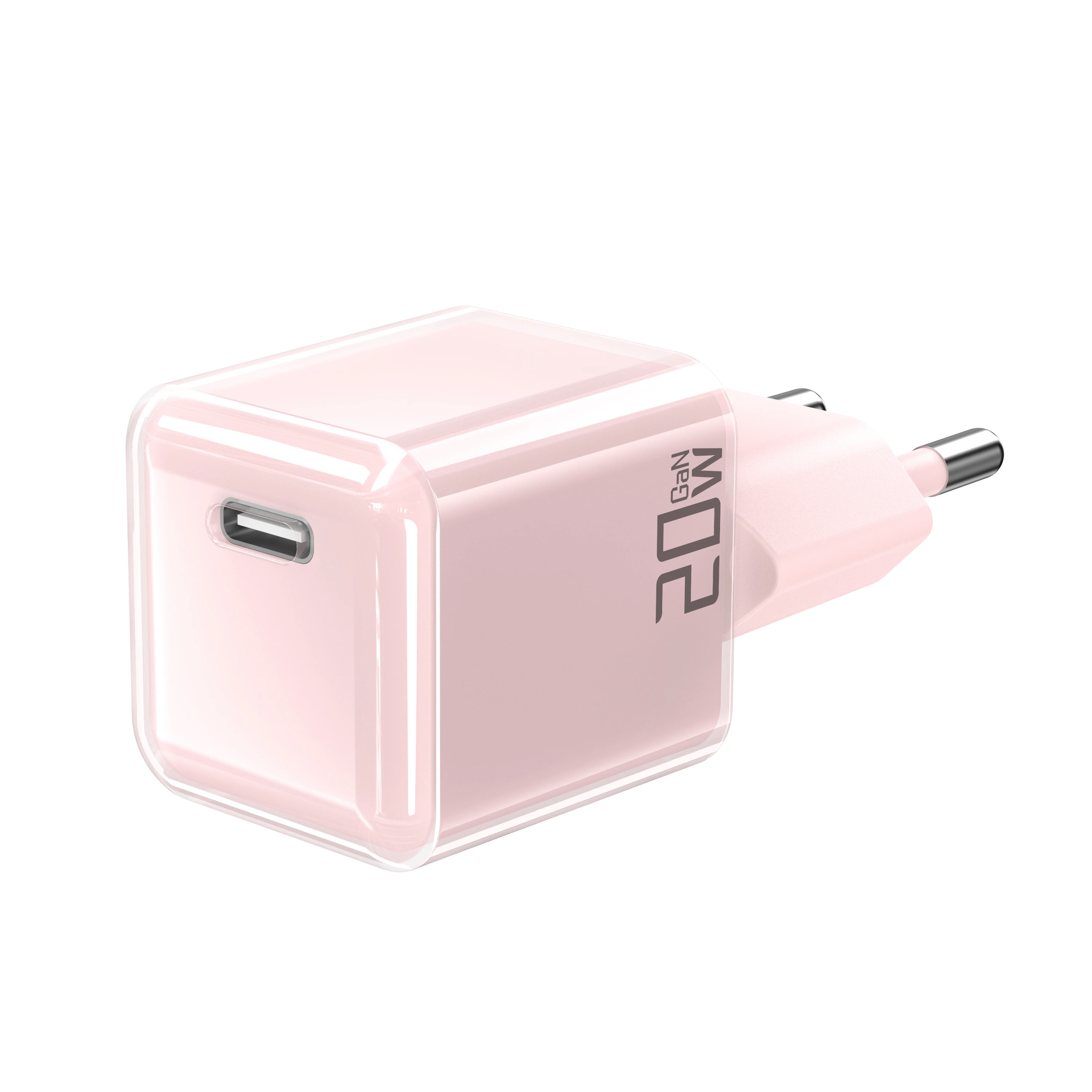 GaN Mini wall charger with transparent cover,  20W 30W