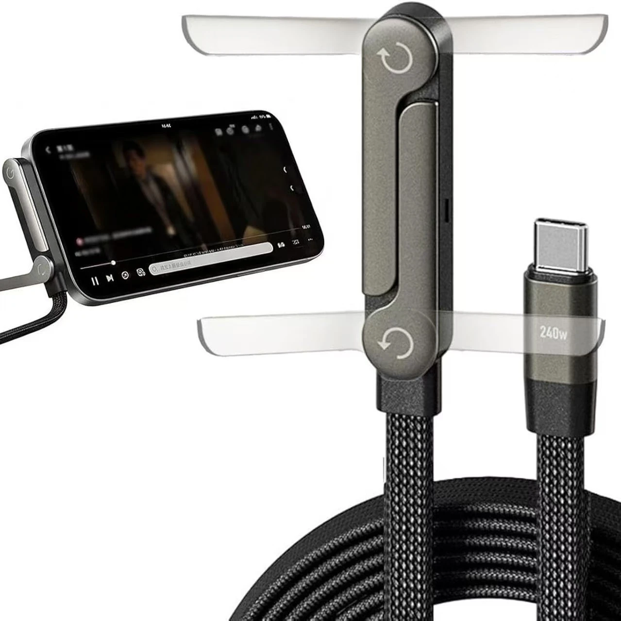 240W folding stand-cable
