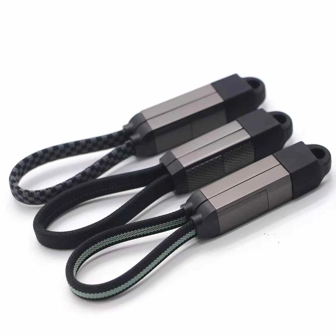 Magnetic and keychain 4 in 1 Data Sync and Charging Cord