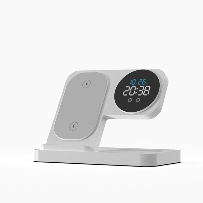 Clock folding stand wireless charging